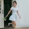 Ceme Adu Cest_Gingham Lace Trim Skirt
