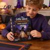 Calendrier de l'Avent Décoration d'Halloween Réutilisable 24 Jours Calendrier Compte à Rebours Fantôme avec Figurines de Collection Durables Cadeaux de Fête pour Enfants Garçons