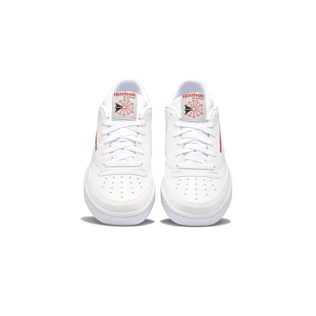 Reebok Classic Club 85 White Skate Shoes 'White Red' Unisex DV7240