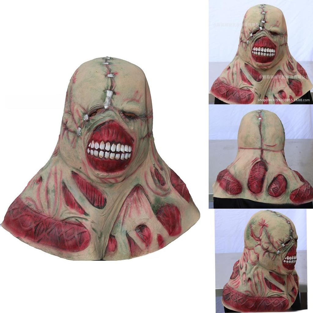 Adult Latex Halloween Mask With Horror Ghost And Zombie Look For Festive Events