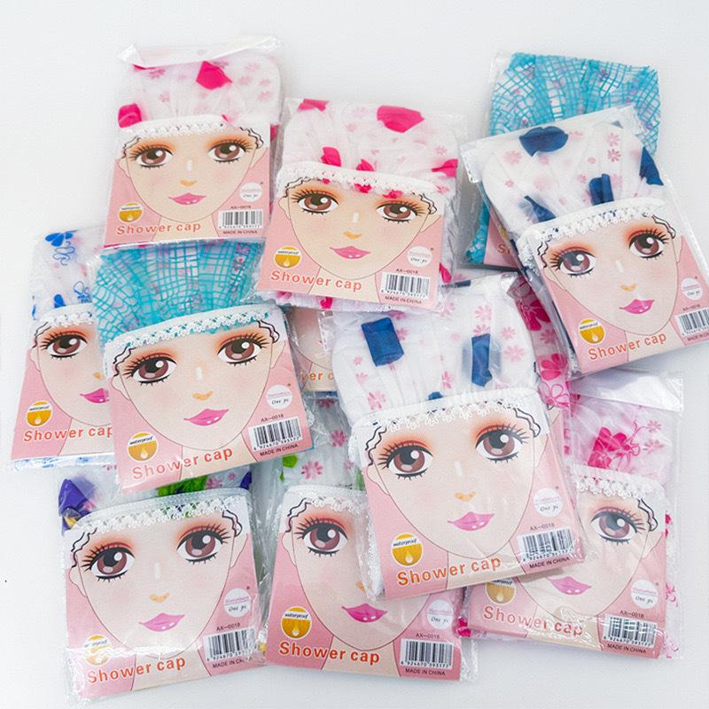Colorful Extra-Large Waterproof Bath Cap - Extra Thick & Dustproof, Anti-Oil, Dry Hair Shower Cap Mask