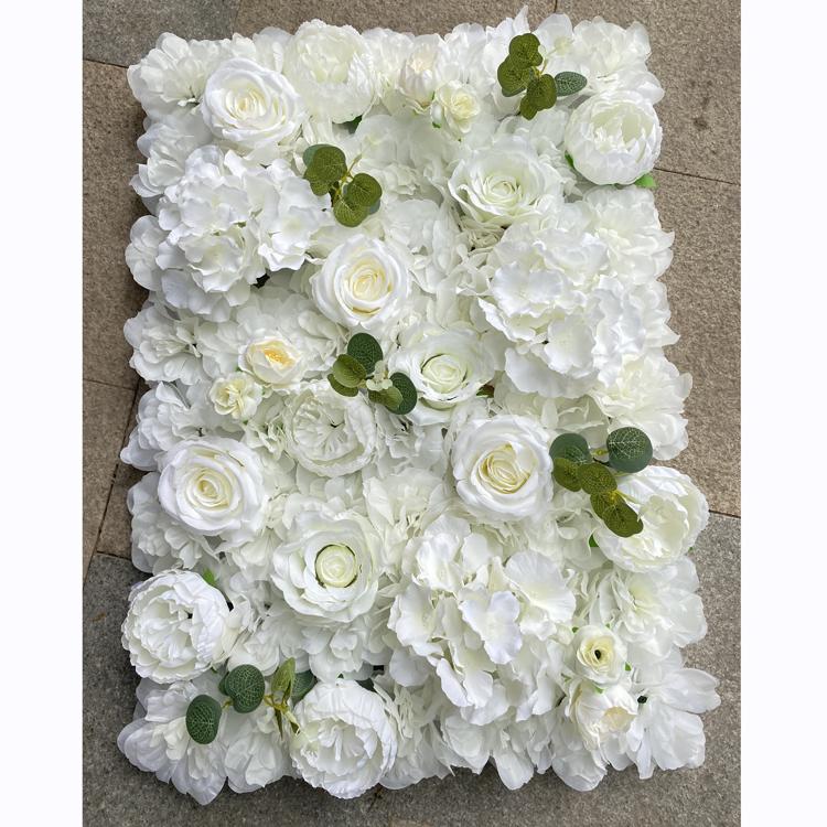 40*60cm Simulated Flower Wall Plant Background Wall Simulated Artificial  Flower Wall Decoration Indoor Scenery Wedding Roses