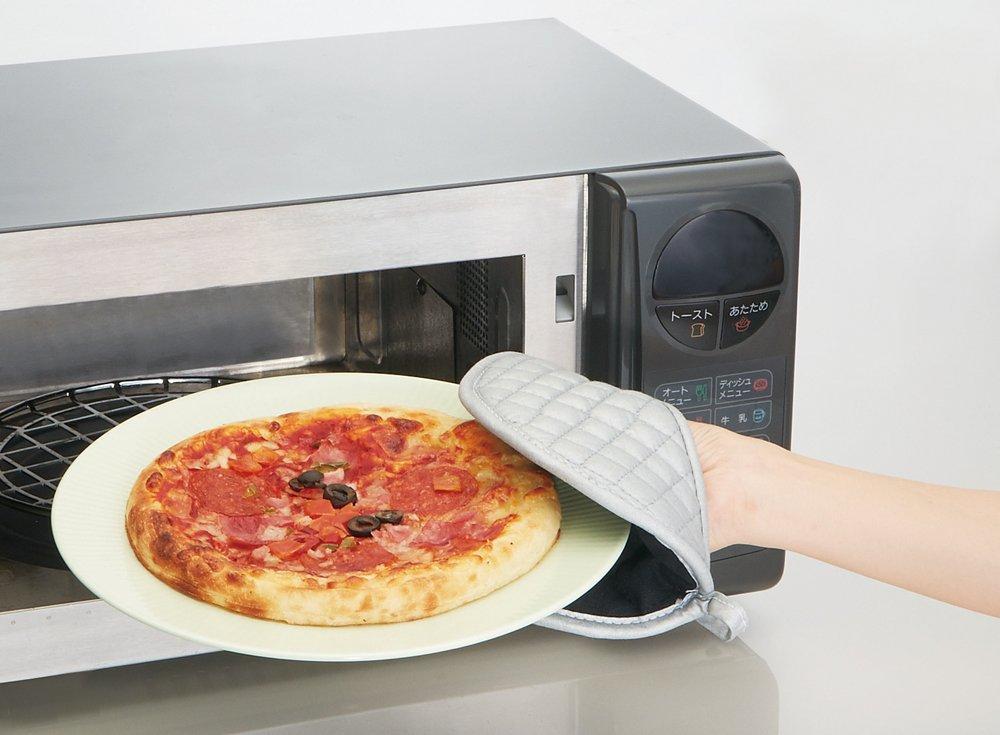 Mannen Heat-Resistant Oven Mitt/Pot Stand, 21cm, TM-5, Silver