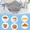 2Pcs Reusable Design Hot Bowl Towel Mat Heat Resistant Microwave Bowl Holder  Pasta Bowls