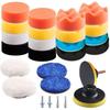 26 Pcs Car Foam Polishing Buffing Kit, 3 Inch Polishing Pad, Buffing Pads, Polishing Pad Kit, 3 Inch Buffing Pads