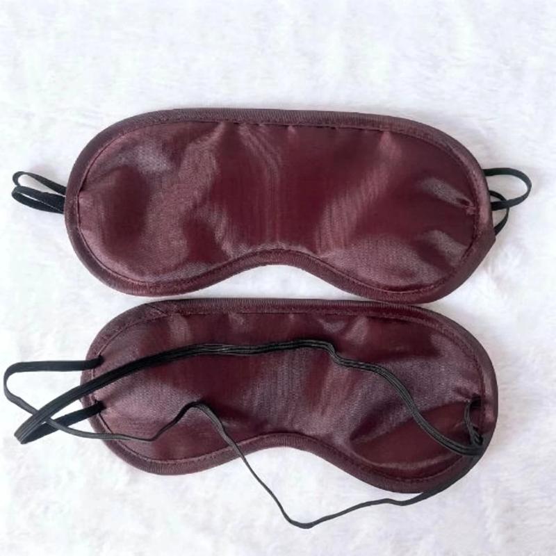 Seidige Schlafmaske Zero Druck Lichtblockierend Elastisches Band Mehrfarbig für Reisen Camping Outdoor Ruhe