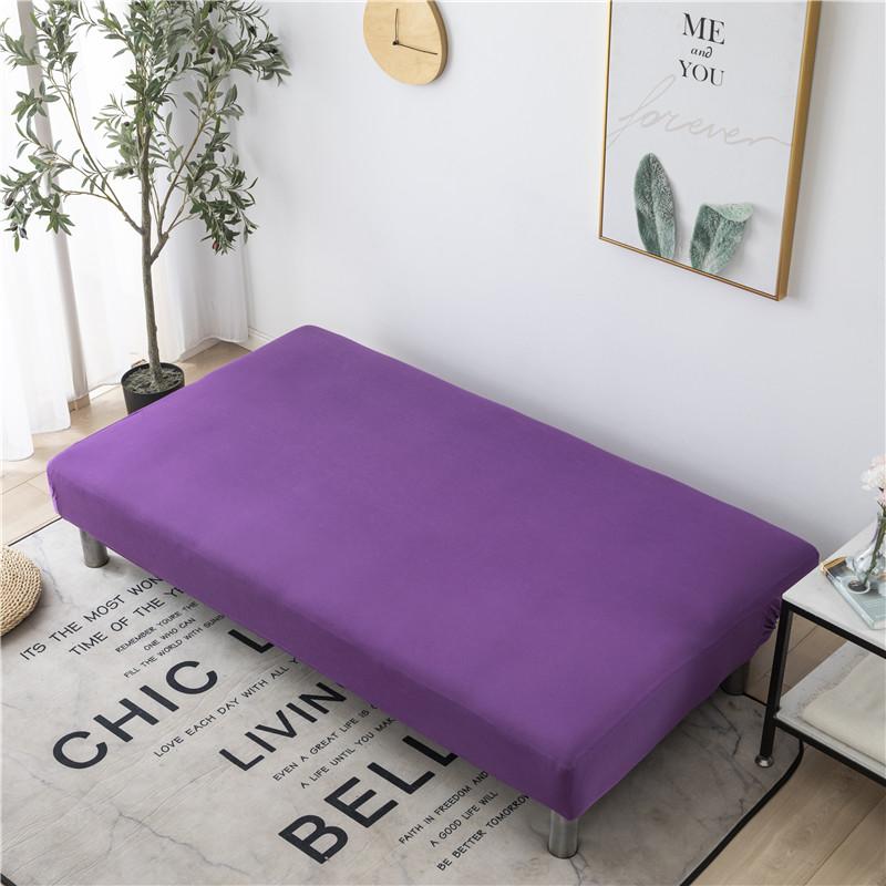 Solid Color Sofa Bed Cover All-inclusive Folding Sofa Covers for Living Roon Tight Wrap Couch Cover Without Armrest Funda Sofa