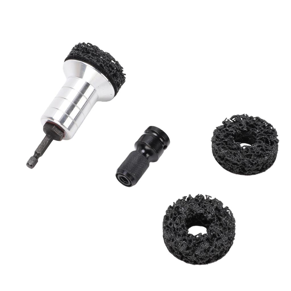 Radnaben-Aufbereitungs-Kit Wasserdichtes Radbolzen- und Radnaben-Reiniger-Kit mit Doppelkopfabapter für Bohrmaschine 1 Zoll Angetriebener Schraubenschlüssel