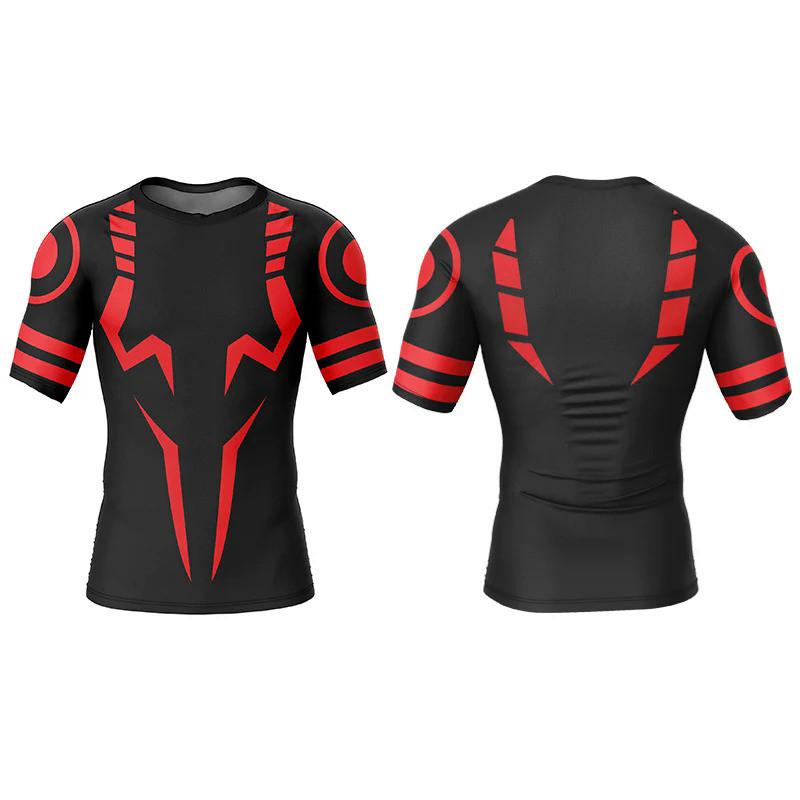 Anime Jujutsu Kaisen 3D Print Compression Shirts for Men Gym Workout Fitness Undershirt Athletic Quick Dry T-Shirt Tees Tops