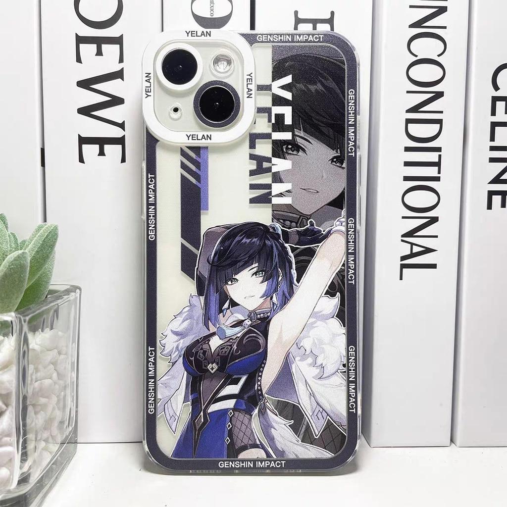 Phone Case for Infinix Note 40 Hot 40i Smart 8 7 6 Plus Tecno Spark 20 GO 2024 2022 20C Pova 2 3 4 6 Pro Soft TPU Genshin Impact