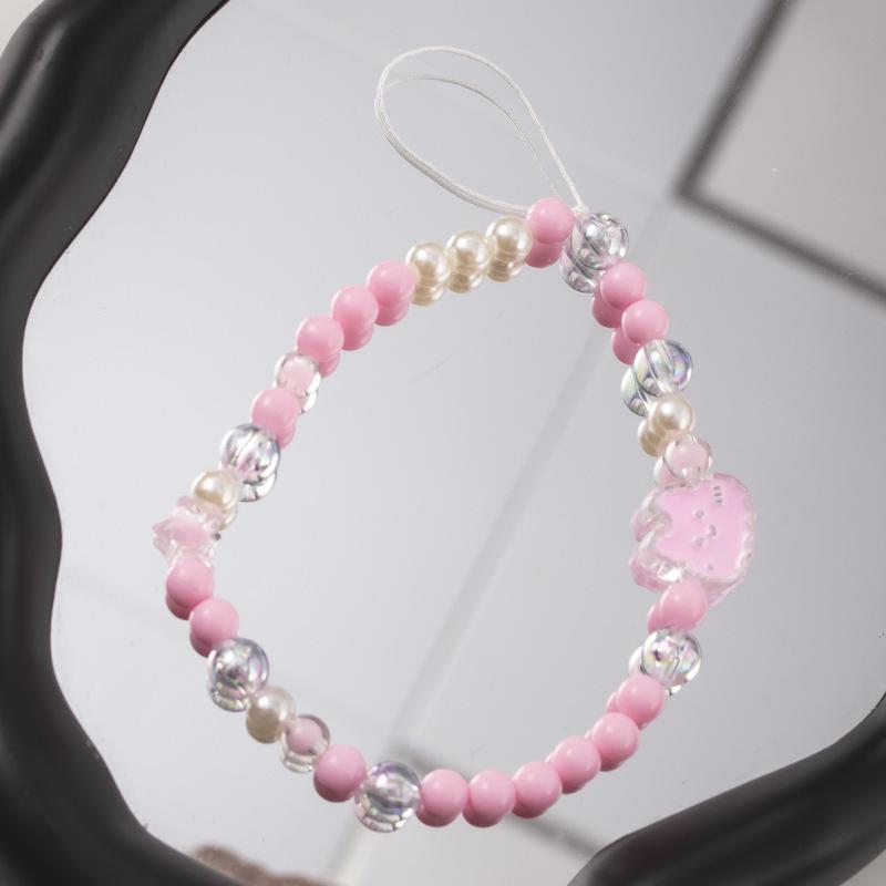 

Pearl Star Douyin-Style Short Bow Anti-Lost Phone Lanyard Bow