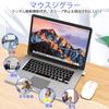 Wireless Bluetooth Charging High High Compatible with Mouse, 5.2/3.0+2.4GHz, USB-A & USB-C, Slim, Quiet, Compact, Type-C Port, Built-in Jiggler, 3DPI,