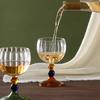 Borosilicate Glass Wine Goblet Hand Blown Crystal Clear Cup Wholesale
