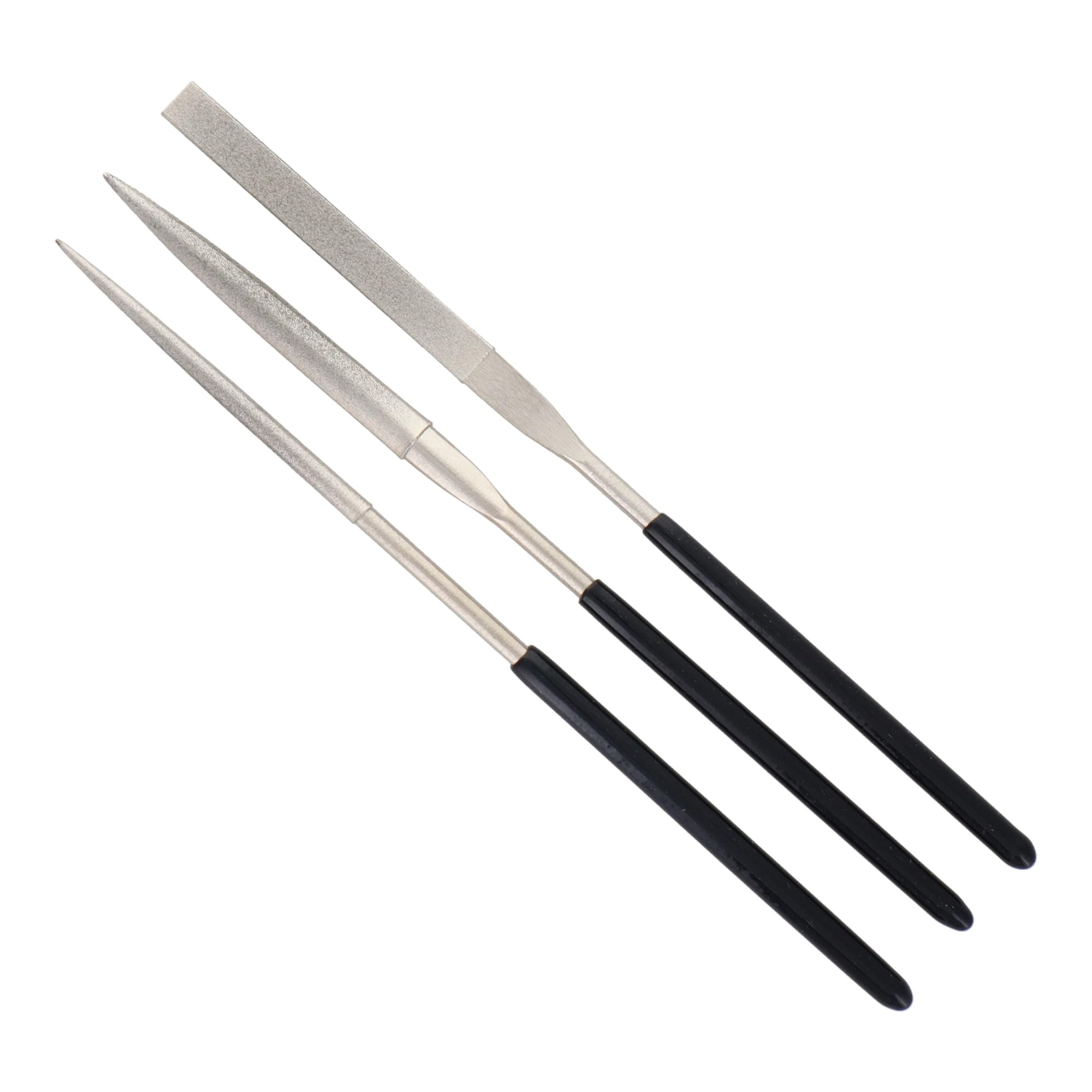 

TSUBOSAN Diamond file set 3 types flat/half round/round #200 ST-12