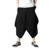Men's Multicolor Thai Wide-Leg Bloomers - Cotton & Linen Beach Pants, Chinese Style, Spring/Summer.