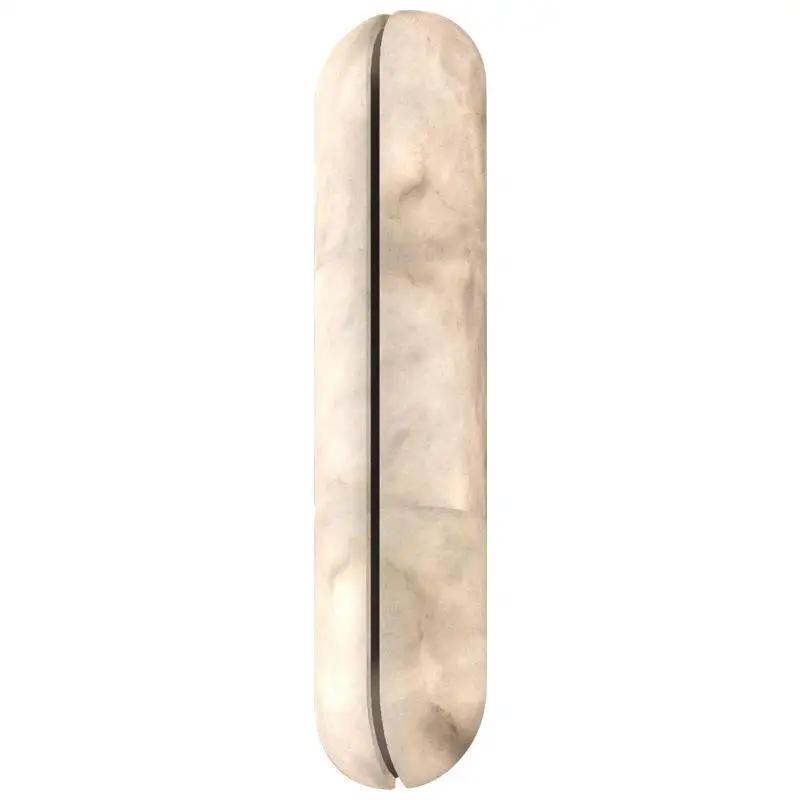 Light luxury LED wall lamp made natural snowflake marble from Spain modern living room corridor hotel bedroom lighting fixtures