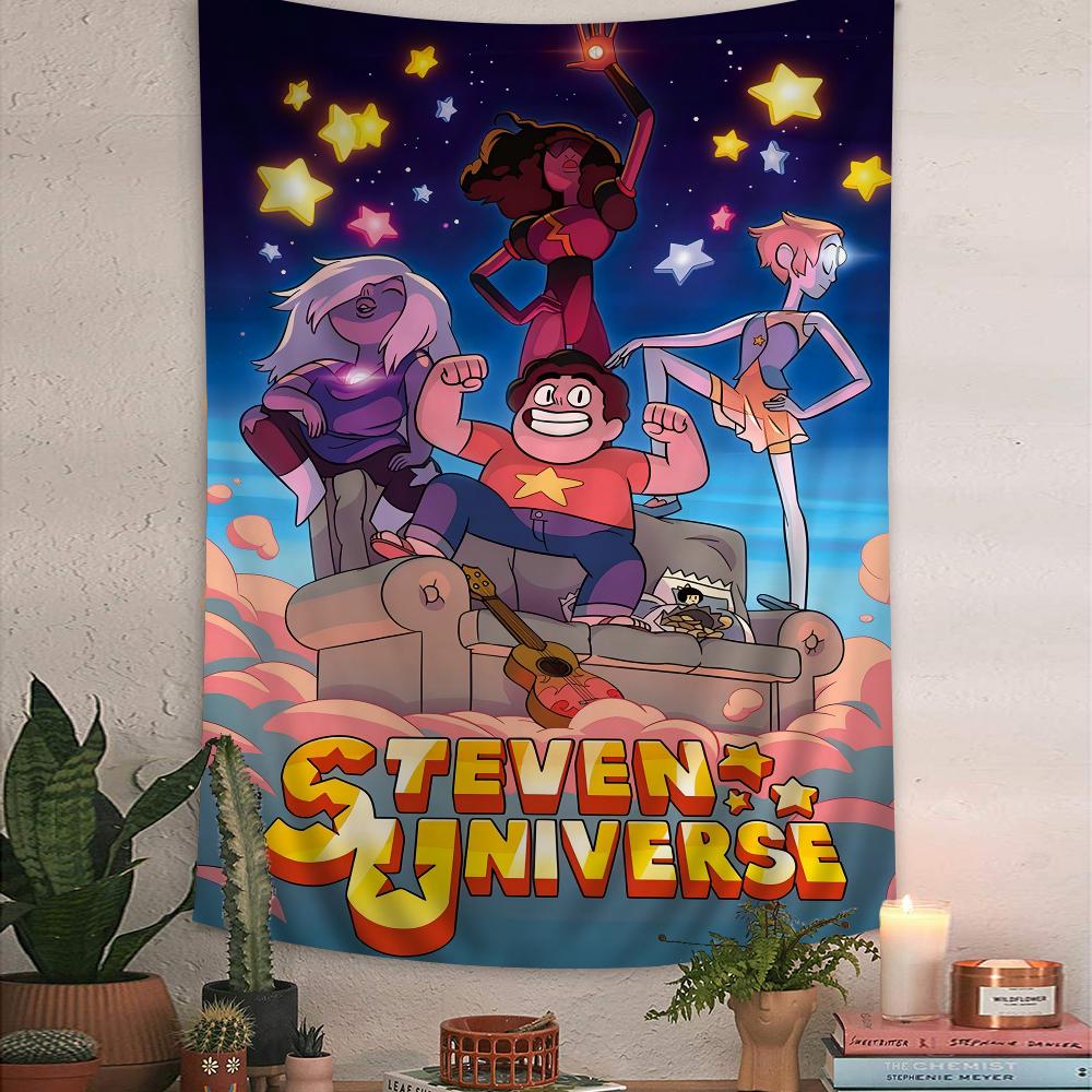 

Cartoon Network S-Steven U-Universe Tapestry Art Printing Art Science Fiction Room Home Decor Wall Art Decor 50x70cm