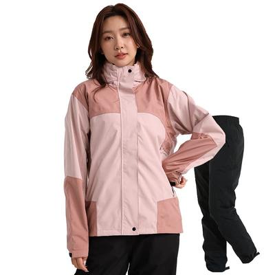 Arashiyama Golf Regenpak en Berg Waterdicht Maat Dames Set, Regenjas, Windjack, Parka, (Roze, M)