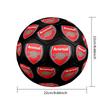 Arsenal Football Club Crest Size 5 Football Machine Sewn Indoor/Outdoor Universal Football Ideal for Soccer Enthusiasts