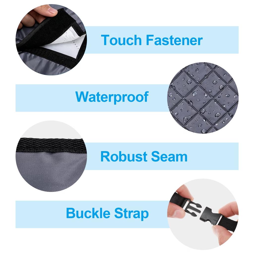 Adjustable Portable Conditioner Hose Insulation Cover with - Window Fabric for Duct