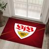 Tappeto in Velluto di Cristallo Design VfB Stuttgart Accogliente Non?Tappeto Stampato Antiscivolo per Camera da Letto Soggiorno Ingresso