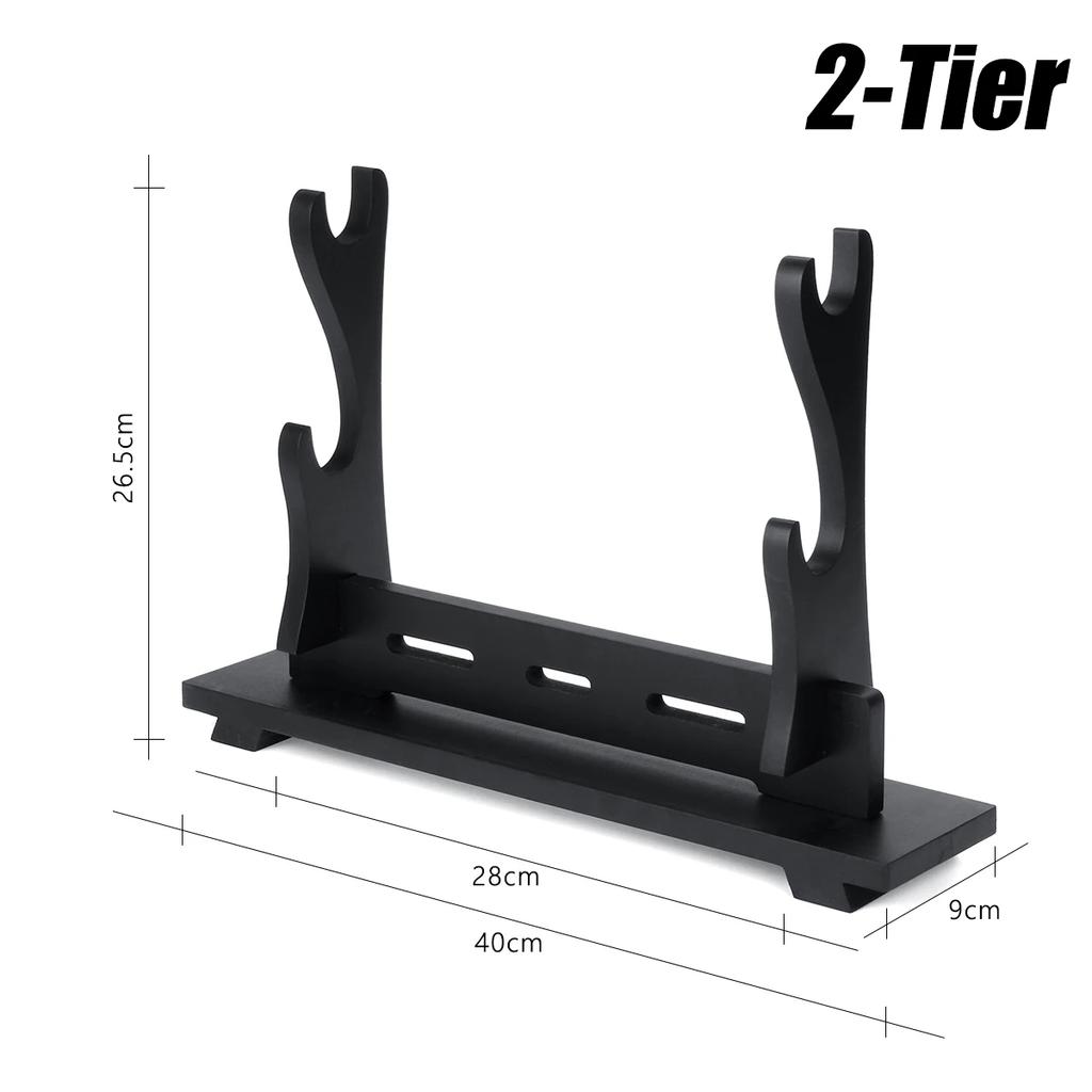 Tier Katana 1/2/3/4 Samurai Sword Holder Universal Storage Organizer Decoration Stand Wall Bracket Hanger Display Home Swords