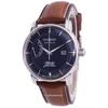 Atlantik Blue Dial Leather Strap Automatic 8462-3 84623 Meestekell
