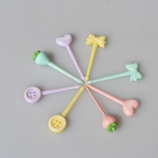 Mickey & Animal Paradise Cute Mini Bento Decoration Picks & Fruit Forks Set
