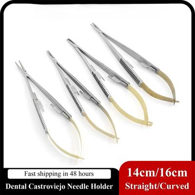 14 cm/16 cm Castroviejo Nadelhalter Dental Kieferorthopädische Implantat Dental Nadelhalter Zahnarzt Ausrüstung