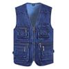Gilet da arrampicata e fotografia multitasche da uomo taglie forti 10XL (Primavera Autunno)