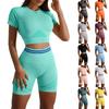 Women's Casual New Fitness Yoga Clothing Quick-Drying Sports Long-Sleeved Pants Running Yoga Suit
