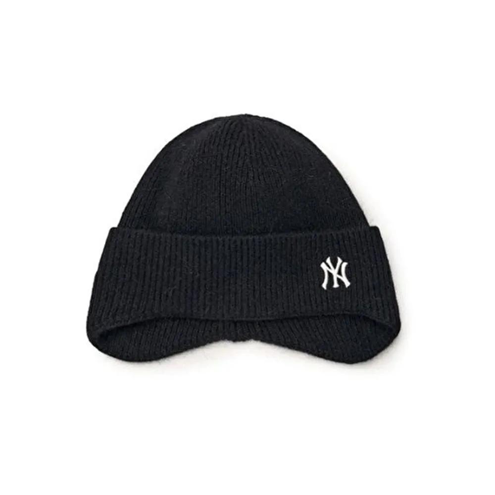 [MLB] Базовая шапка-ушанка MLB с ангорой, средний размер, New York Yankees HH 3ABNB1046 50BKS 3ABNB1046 50BKS/F