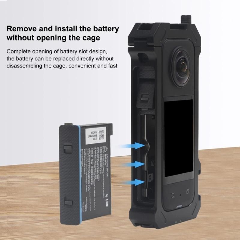 Aluminum Alloy  Cage Rig For 3 Sports- Camera Protective Housing Frame Expansion Bracket