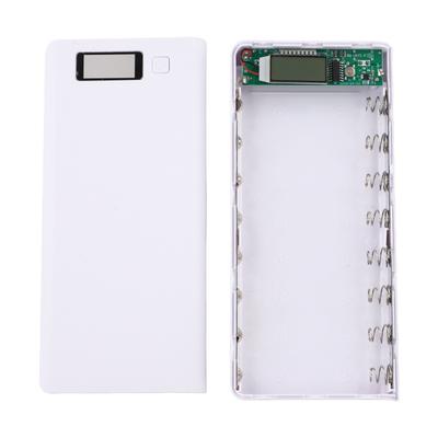 Battery Storage and Charging Case with Dual USB Ports for 8x18650 Batteries DIY