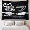 Royal Hands Holding Number 67 Tapestry Hanging for Bedroom,Livingroom, Playroom,Decor Art Room Wall Tapestry Holiday and Birthday Gifts