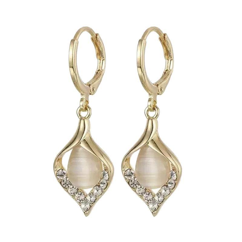 Angel's Eye Earrings, Light Luxury Style, New Trendy and Niche Earrings