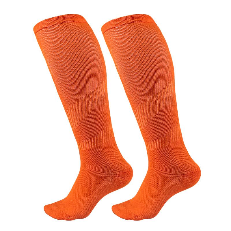 Neue Farbig Gestreifte Drucksocken Sind Weich und Hautfreundlich, Atmungsaktiv und Hochelastisch Outdoor Fitness Beinpflege Lange und Einfache Kompressionssocken