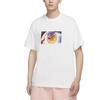 Nike T Shirts Men's White Crew Neck Moderate DX5832-100