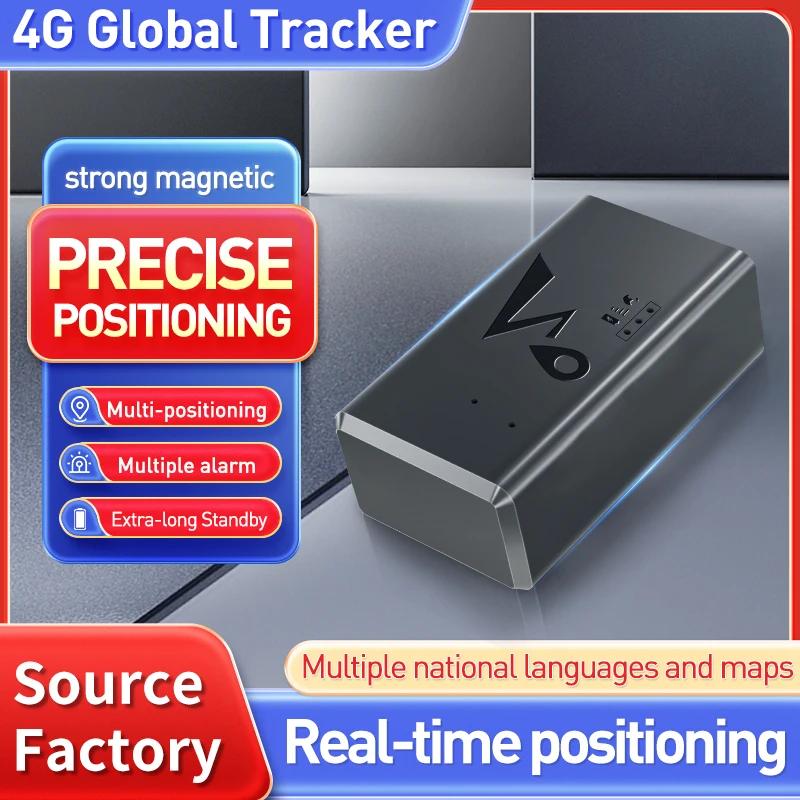 Q8 4G GPS Car Locator Mini Locator Vehicle Tracker GPS Tracker Elderly/Children Car Alarm Tracking Device Multi-Scenario Locator