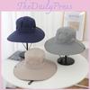 Breathable Solid Color Fisherman Hat Casual Headwear Stylish Sunshade Gift Cap