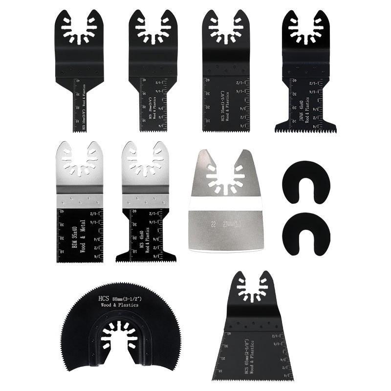 31-Piece Oscillating Saw Blade Kit for Wood, Plastic, and Putty Cutting