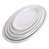 Seedean 16-inch Oval White Ceramic Fish Plate