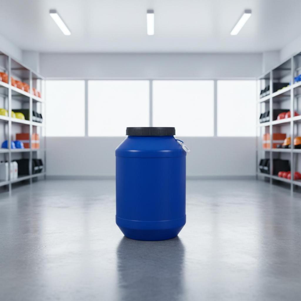 60L Blue Plastic Container Watertight Fermenting Caustic-Resistant