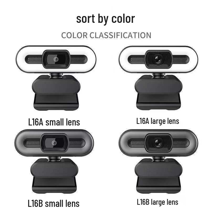 B11 4K Autofocus Webcam with Fill Light for Streaming & Conferences