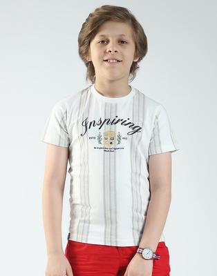 Boys Printed Round Neck T-Shirt