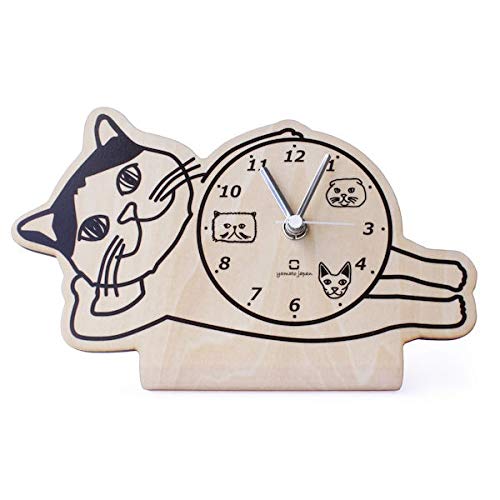 Yamato Kogyo Stand Clock British Shorthair -CATS- YK19-104 Approx. W22.5 D9.5 H13