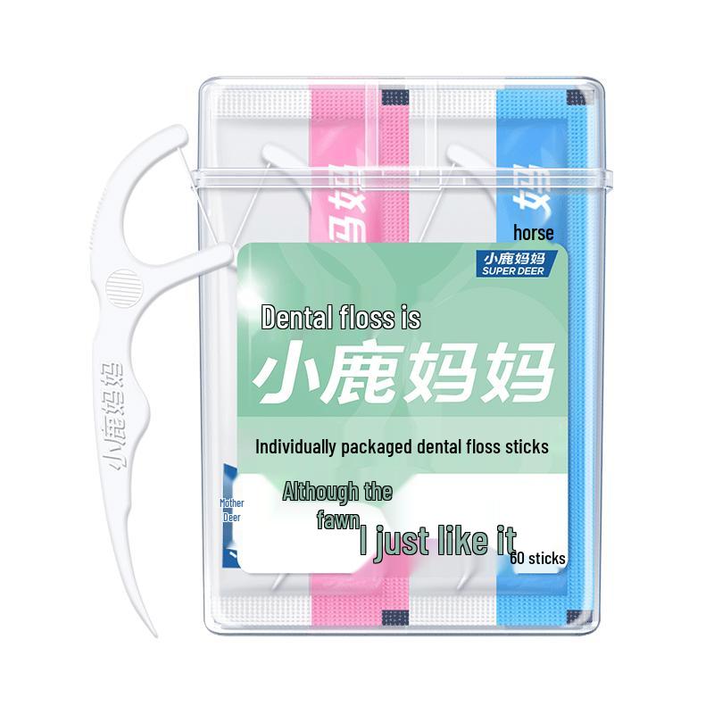 Little Deer Mom Individually Wrapped Ultra-Fine Dental Floss Picks