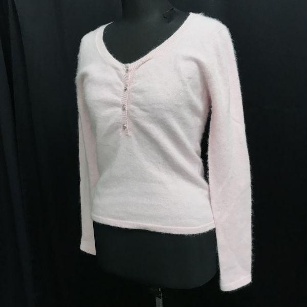 Vigny Angora Knit Top Women’s 38 Pink Flandre(USED)
