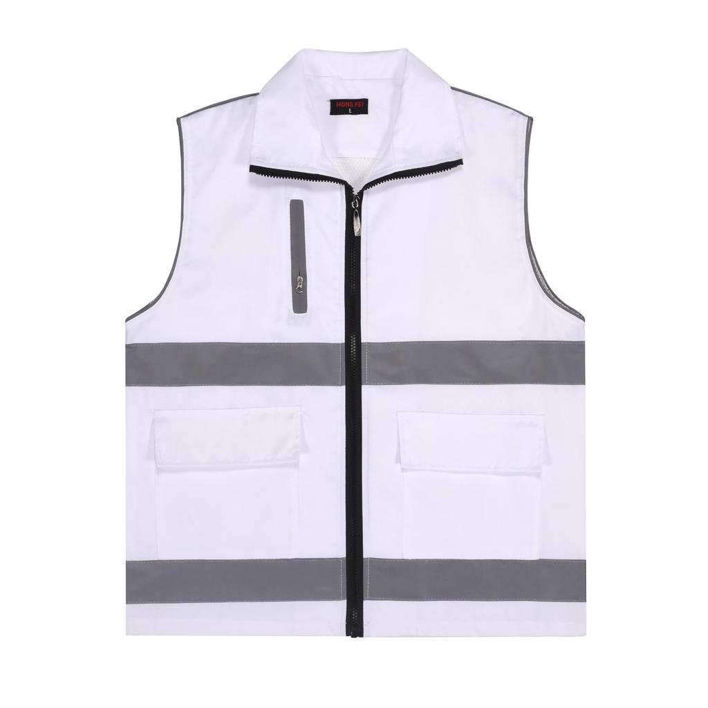 Custom Printed Reflective Volunteer Vest for Events and Construction Safety