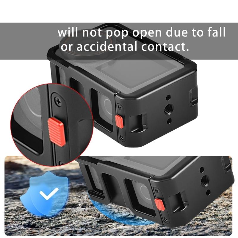 Metal Cage for Action 3/4/5 Accessories Multifunction Protective Frame Aluminum Housing Camera Expansion Protector